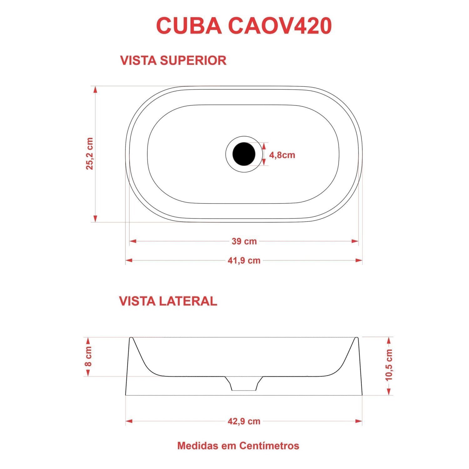 Kit Cuba Ov42 Laila com Torneira Link 1062 e Válvula Metal - 5