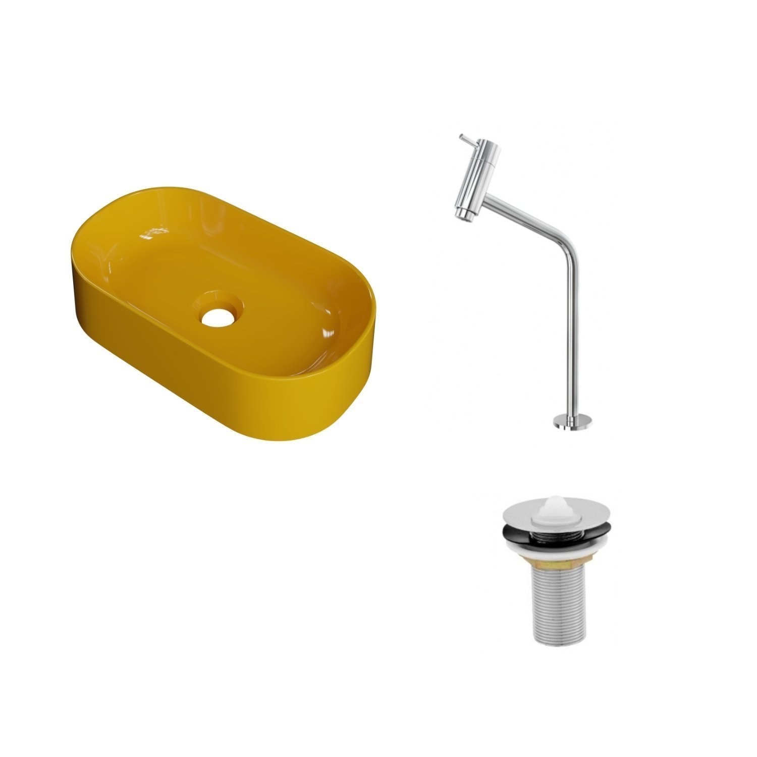 Kit Cuba Ov42 Laila com Torneira Link 1062 e Válvula Metal - 3