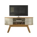 Ver imagem 2 de Rack Bancada 2 Portas para Tv de 55 Polegadas Atlanta - Cumaru/opala