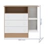 Quarto Infantil Berço Mini Cama Americano Branco/carvalho - 2