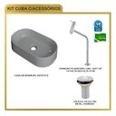 Ver mais imagens de Kit Cuba Ov42 Laila com Torneira Link 1062 e Válvula Metal