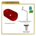 Ver mais imagens de Kit Cuba Ov42 Laila com Torneira Link 1062 e Válvula Metal