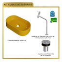 Ver mais imagens de Kit Cuba Ov42 Laila com Torneira Link 1062 e Válvula Botão