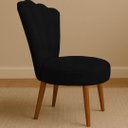Ver imagem 2 de Conjunto 2 Cadeiras Estofadas Sala de Jantar Anna Suede Preto