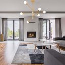 Ver imagem 4 de Lustre Pendente Sputnik Ipanema Casa Sala de Estar Moderno Luminária de Teto Iluminação Decoração Ar