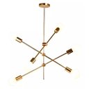 Ver imagem 1 de Lustre Pendente Sputnik Ipanema Casa Sala de Estar Moderno Luminária de Teto Iluminação Decoração Ar