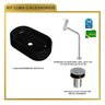 Kit Cuba Ov42 Laila com Torneira Link 1062 e Válvula Botão - 8