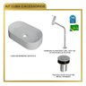 Kit Cuba Ov42 Laila com Torneira Link 1062 e Válvula Botão - 8