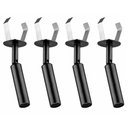 Ver imagem 1 de Kit 4 Luminárias Spots Iluminação Direcionável Embutir Preto Alumínio G9 Neo Dital