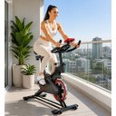 Ver imagem 2 de Bicicleta Ergométrica Spinning Residencial Ajustável até 120kg – Compacta e Prática