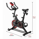 Ver imagem 7 de Bicicleta Ergométrica Spinning Residencial Ajustável até 120kg – Compacta e Prática