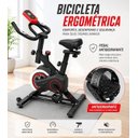 Ver imagem 4 de Bicicleta Ergométrica Spinning Residencial Ajustável até 120kg – Compacta e Prática