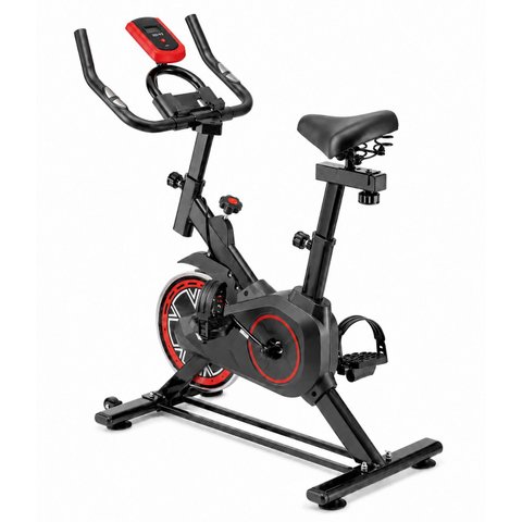 Bicicleta Ergométrica Spinning Residencial Ajustável até 120kg – Compacta e Prática