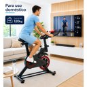 Ver imagem 3 de Bicicleta Ergométrica Spinning Residencial Ajustável até 120kg – Compacta e Prática