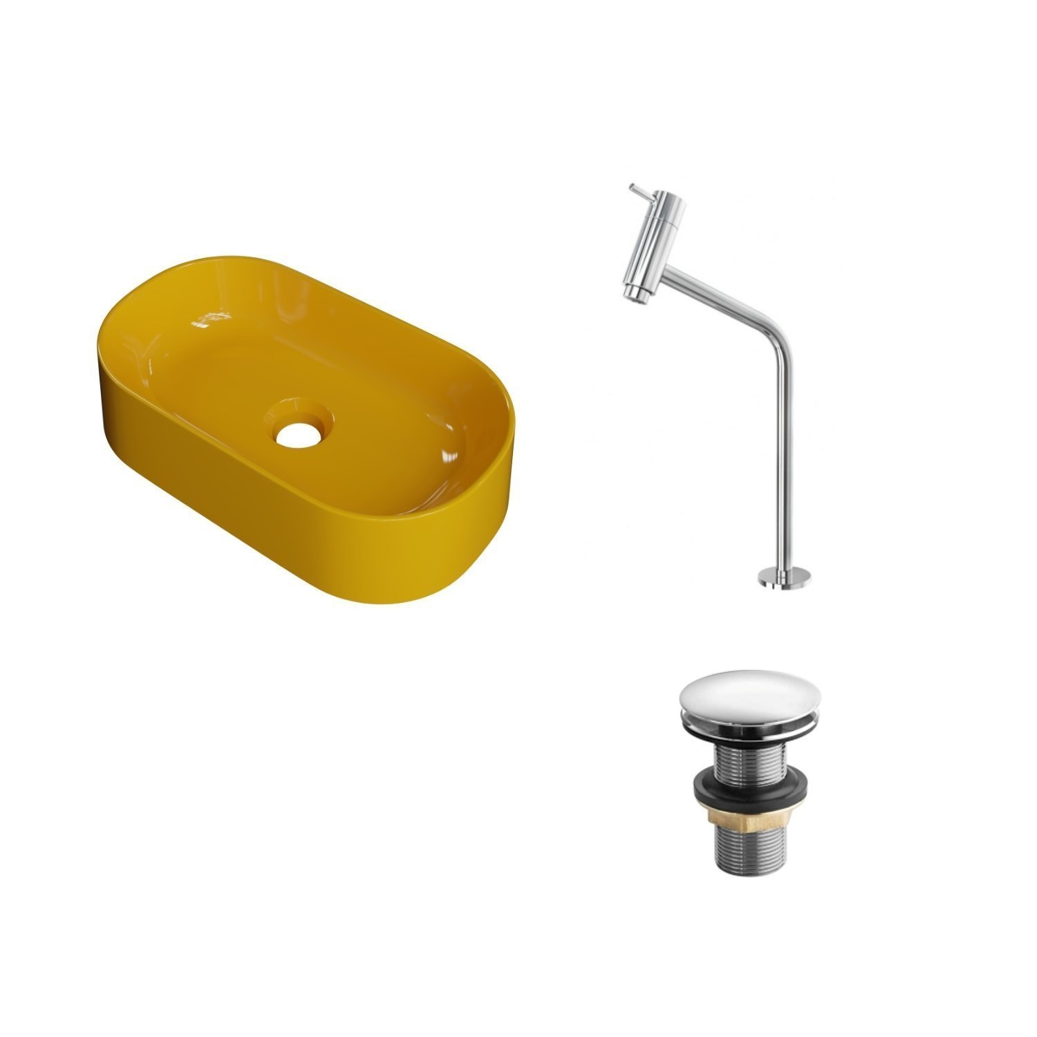 Kit Cuba Ov42 Laila com Torneira Link 1062 e Válvula Click - 3