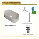 Ver mais imagens de Kit Cuba Ov42 Laila com Torneira Link 1062 e Válvula Click