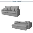 Ver imagem 5 de Sofá Cama Retrátil e Reclinável 220cm Colibri CabeCasa MadeiraOriginals