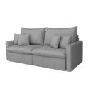 Ver imagem 4 de Sofá Cama Casal Retrátil e Reclinável 4 Lugares Veludo Prata Colibri 220cm CabeCasa MadeiraOriginals