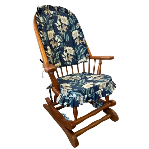 Cadeira de Balanço Florescer Azul 1,18/40 X 64 X 50 - Móveis de Gramado