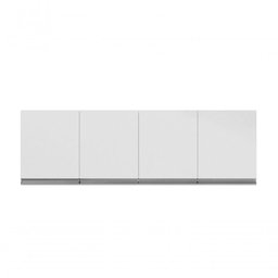 Armário Aéreo P/ Cozinha Andreia 150Cm C/ 4 Portas Branco - 1