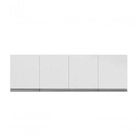 Armário Aéreo P/ Cozinha Andreia 150Cm C/ 4 Portas Branco