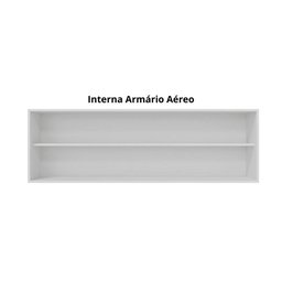 Armário Aéreo P/ Cozinha Andreia 150Cm C/ 4 Portas Branco - 3