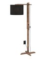Ver imagem 3 de Luminária De Chão Articulável Abajur Flexível Quarto/sala:Preto