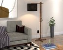 Ver imagem 4 de Luminária De Chão Articulável Abajur Flexível Quarto/sala:Preto
