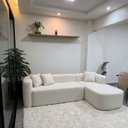 Ver imagem 3 de Sofá Orgânico Módulo Curvo Siena 2,6MTS Boucle Off White - Montanari'S Decor