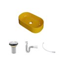 Ver imagem 3 de Kit Cuba Ov42 Laila com Válvula Metal e Sifão com Flexível