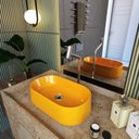 Ver imagem 1 de Kit Cuba Ov42 Laila com Válvula Metal e Sifão com Flexível