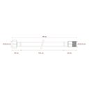 Ver mais imagens de Kit Cuba Ov42 Laila com Válvula Metal e Sifão com Flexível