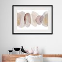 Ver imagem 1 de Quadro Minimalista Transparência Nude - 60x48cm:madeira Branca
