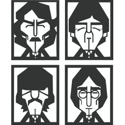 Quadro Decorativo The Beatles Rock Kit Quadros Decorativos - 4