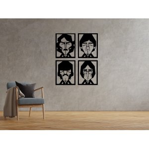 Quadro Decorativo The Beatles Rock Kit Quadros Decorativos