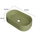 Ver imagem 4 de Kit Cuba Ov42 Laila com Válvula Metal e Sifão com Flexível