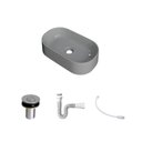 Ver imagem 3 de Kit Cuba Ov42 Laila com Válvula Botão e Sifão com Flexível