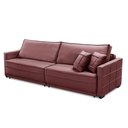 Ver imagem 4 de Sofá sem Caixa Retrátil Reclinável 2,50m Karen Veludo Rosê Adonai Estofados