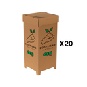 Ver imagem 4 de Kit 20 Lixeira Descartável de Papelão