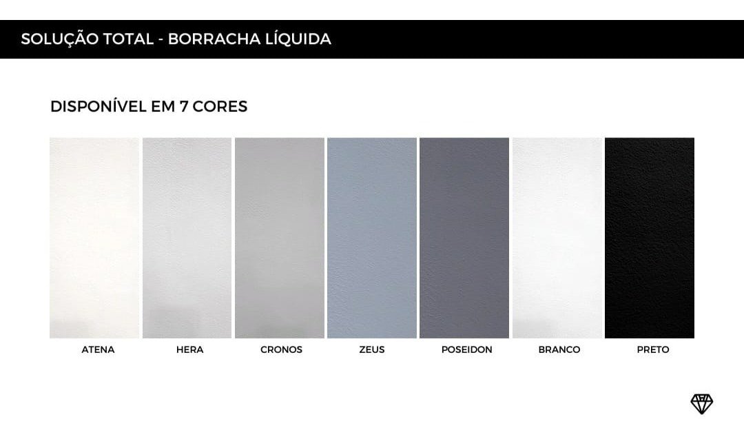 Tinta Borracha Líquida Solução Total 3,6l - Decor Colors Cor Athena - 4