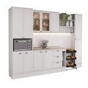 Ver imagem 3 de Cozinha Milla Ella 11 Portas 3 Gavetas MDF Branco Móveis Carraro