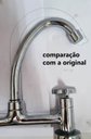 Ver imagem 4 de Bica Reposição Paralela para Misturador e Torneira Cozinha Docol Antiga Cromada 008123par