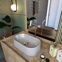 Ver imagem 1 de Kit Cuba Ov42 Laila com Válvula Click e Sifão com Flexível