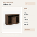 Ver imagem 3 de Rack para TV Caribe 1 Porta Café Formimóveis
