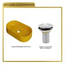 Ver imagem 7 de Kit Cuba Ov42 Laila com Válvula Metal