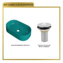 Ver imagem 7 de Kit Cuba Ov42 Laila com Válvula Metal