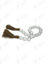 Ver imagem 1 de Peça Decorativa Cordão de Mesa com 20 Bolas Branco 115cm 14682-pl