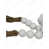 Peça Decorativa Cordão de Mesa com 20 Bolas Branco 115cm 14682-pl - 2