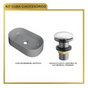 Ver imagem 7 de Kit Cuba Ov42 Laila com Válvula Click