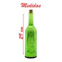 Ver imagem 2 de Luminária Garrafa Decorativa de Vidro Verde com Led 29cm